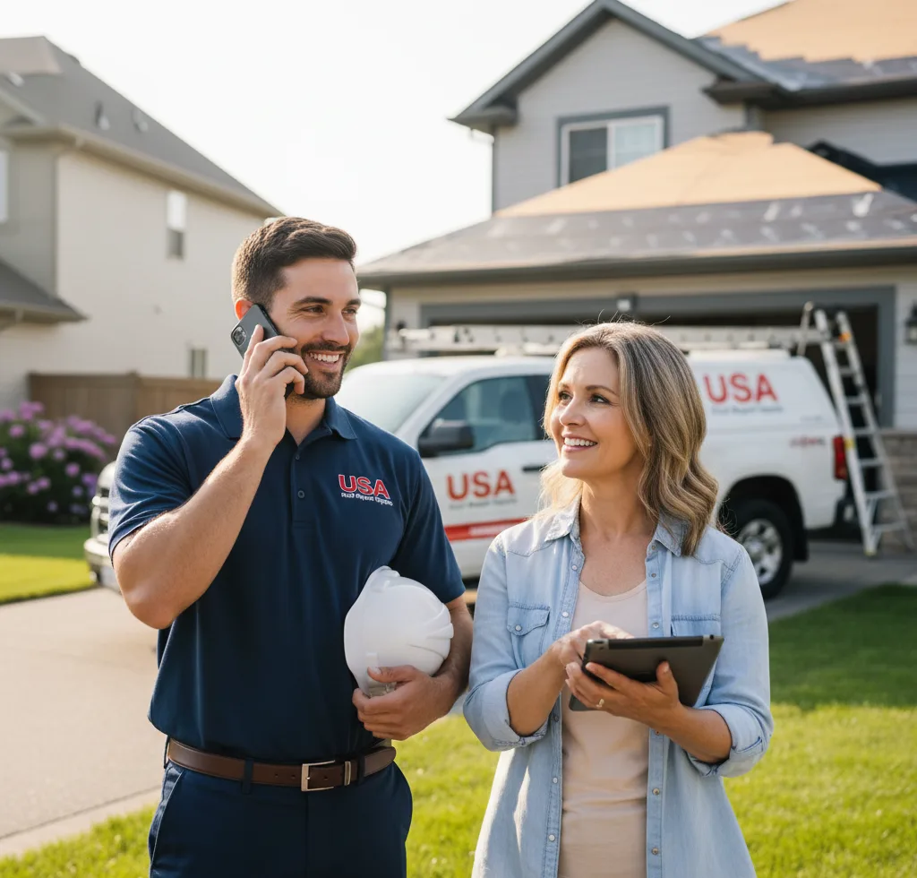 USA Roof Repair Experts customer support in Topsfield